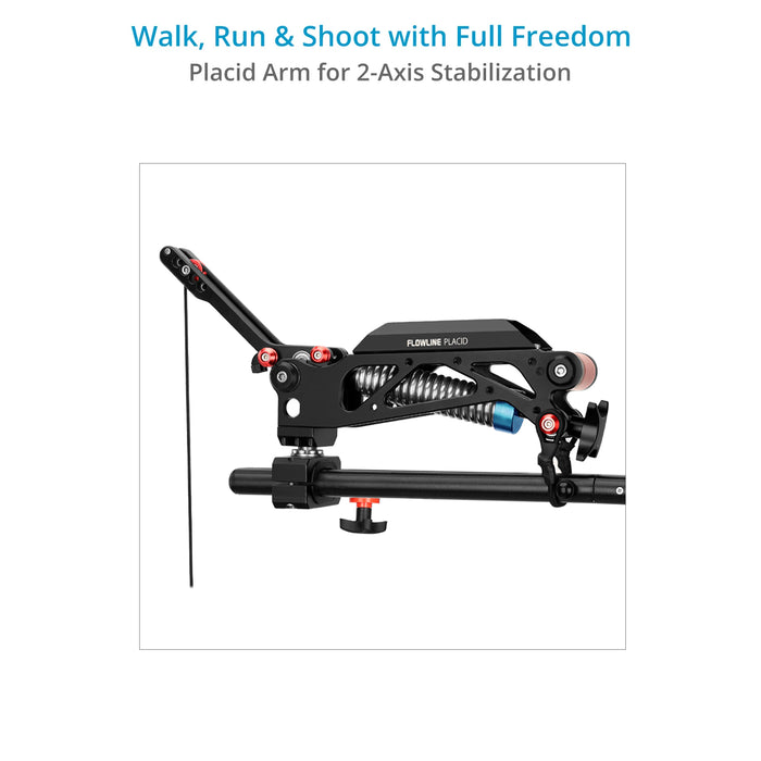 Flycam Flowline Starter with Placid Stabilizing Arm for Camera & Gimbals (5-7.5kg/11–16lb)