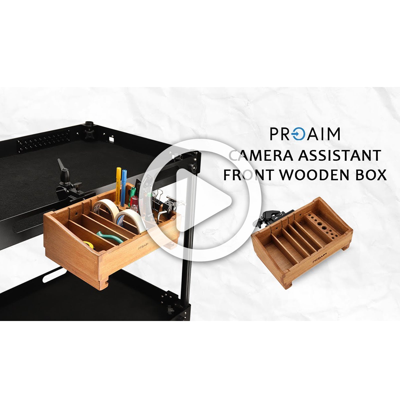 Proaim Camera Assistant Front Wooden Box for | Proaim USA