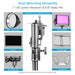 Proaim 11.3’ Ninja Double Riser Combo Stand for Lighting Fixtures & Gr