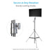 Proaim 11.3’ Ninja Double Riser Combo Stand for Lighting Fixtures & Gr