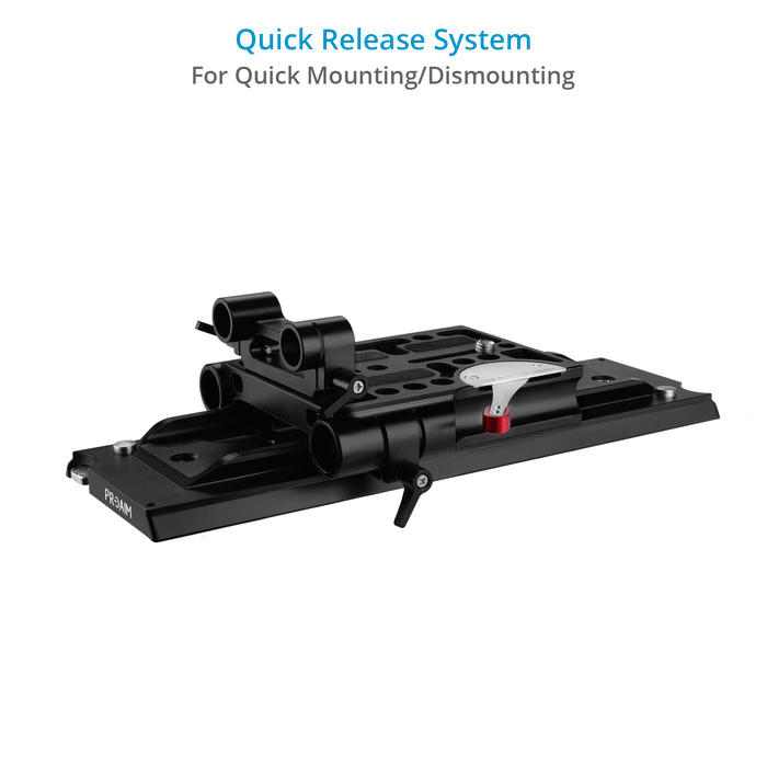 Proaim 19-15mm Camera Base Plate, ARRI Standard Dovetail Tripod Plate with New Quick Lock