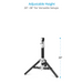 Proaim 38” Camera Slider Stand with 1-1/8" Junior Receiver, 20” Min Height | Payload - 36.3 kg/80lb