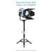 Proaim 38” Camera Slider Stand with 1-1/8" Junior Receiver, 20” Min Height | Payload - 36.3 kg/80lb