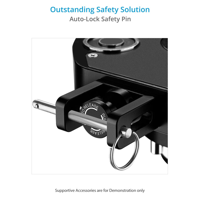 Proaim Electro Magnet Quick Release Mitchell Mount for Camera & Gimbal Rigs