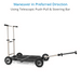 Proaim Foldable Floor/Track Video Camera Platform Dolly for Filmmakers | Payload: 250kg/550lb