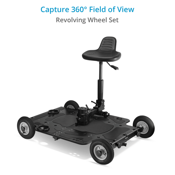 Proaim Foldable Floor/Track Video Camera Platform Dolly for Filmmakers | Payload: 250kg/550lb