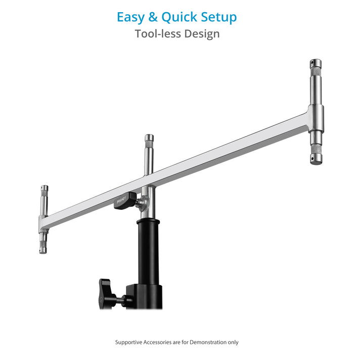 Proaim Linkon 5/8" Triple Header for Lights & Lighting Accessories