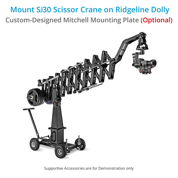 Proaim SJ30 Powermatic Scissor 17ft Telescopic Video Camera Jib Crane | Payload: 30kg/77lb