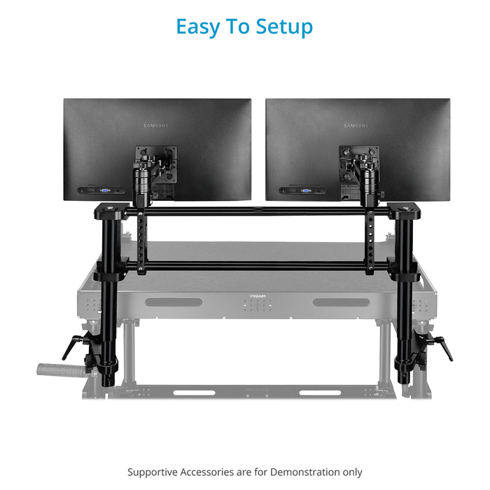 Proaim Multi-Monitor VESA Mount System for Camera Production Cart | 75mm/100mm