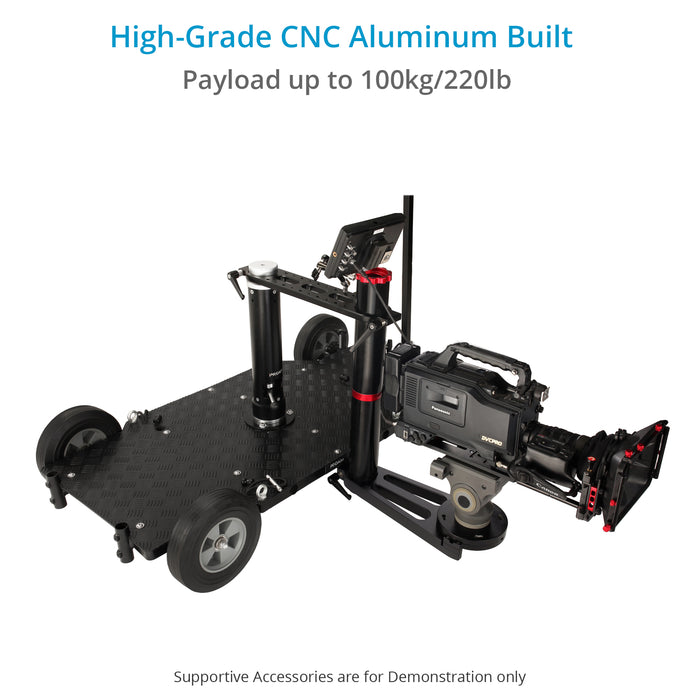 Proaim Camera Offset Euro/Elemac to Mitchell Adapter Bracket for Dolly, Bazookas & Jib Cranes| Payload 100kg/220lb