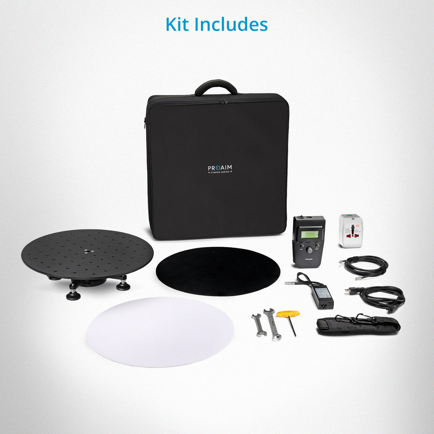 Turntable 360° Rotating Platform with Joystick | Proaim USA
