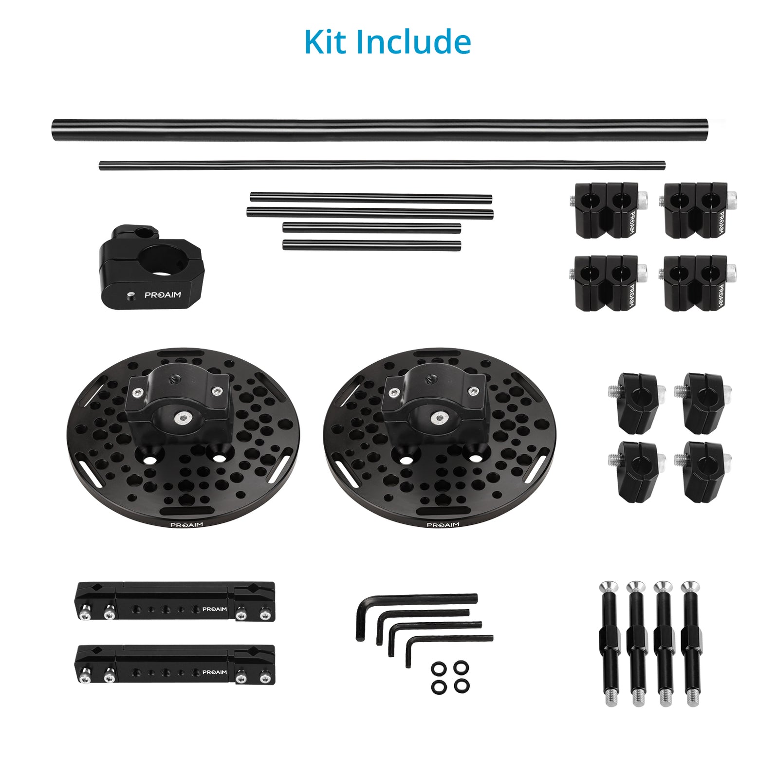 Proaim Universal Backseat Monitor Control System for In-Car Rigging