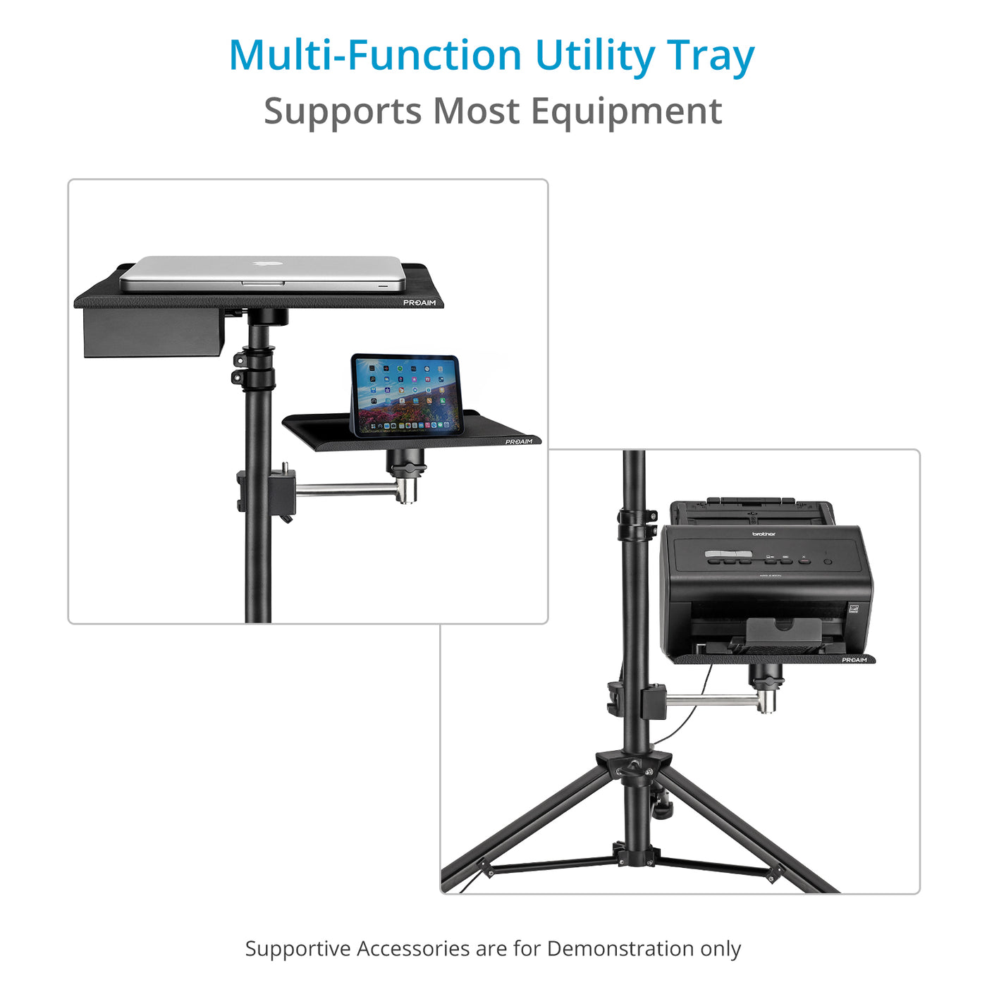 Proaim Utility Tray with Arm & Clamp | Proaim USA