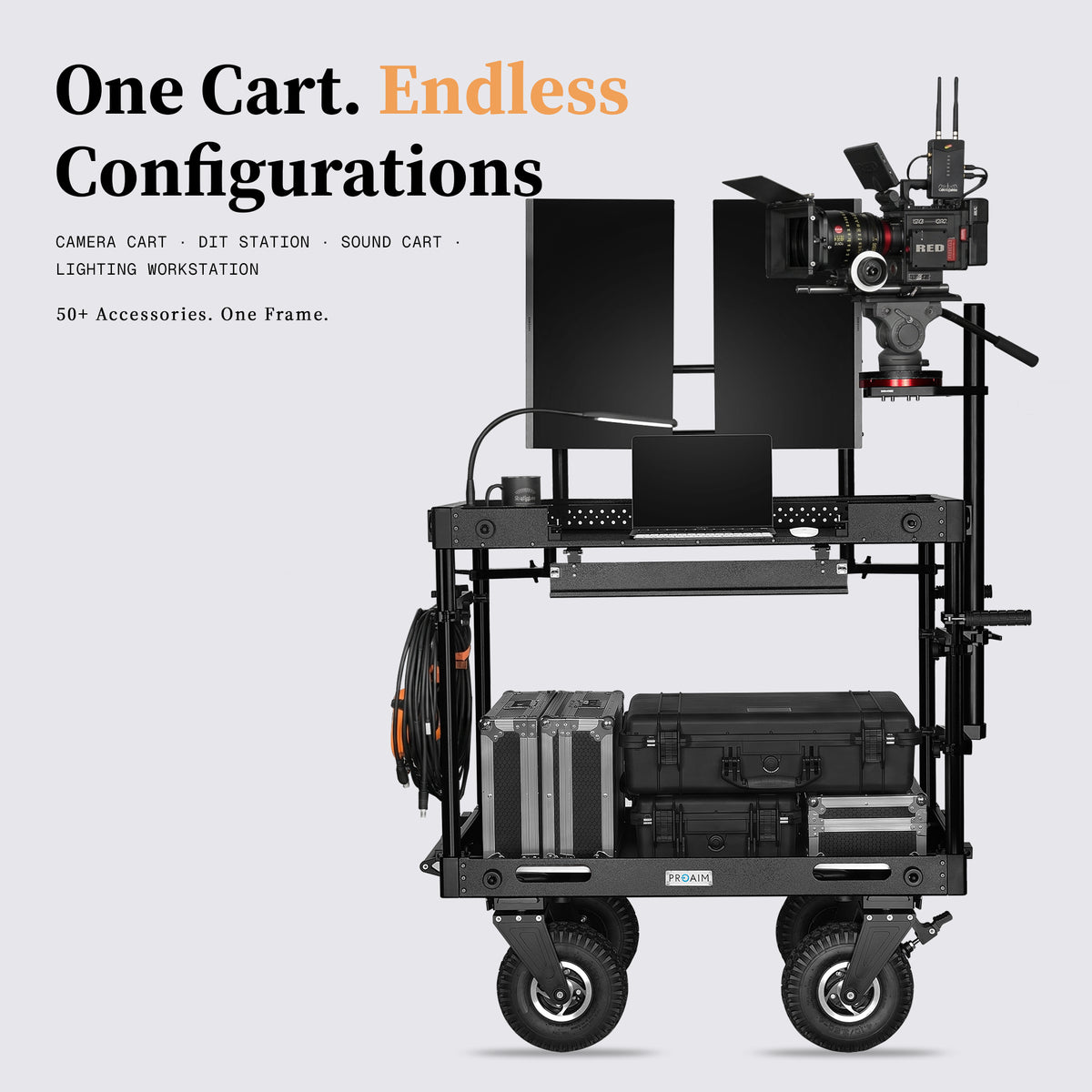 Proaim Victor Pro Video Production Camera Cart | Proaim USA