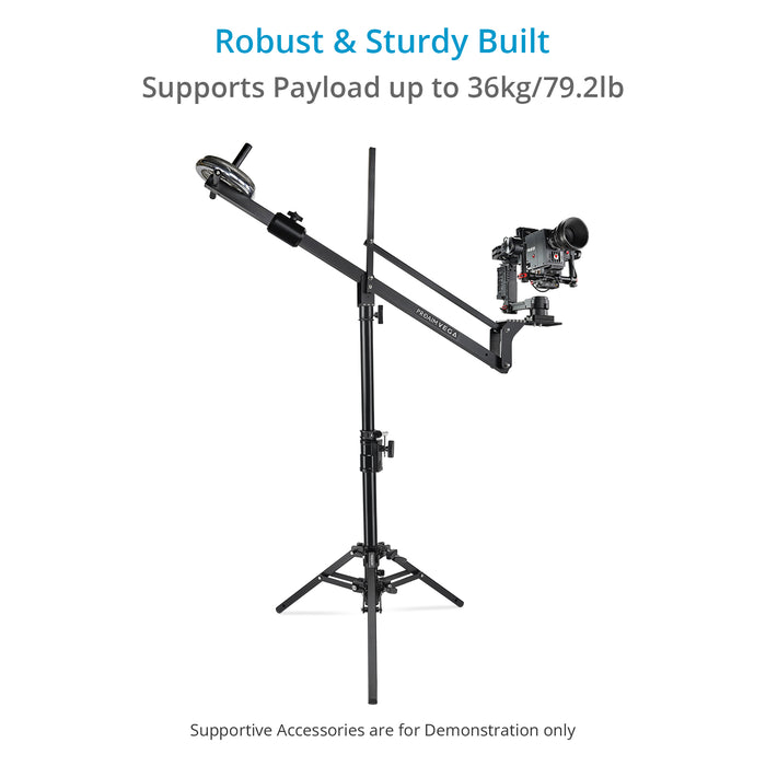 Internal Riser Camera Proaim 44” Camera Slider Stand with Junior Pin (1-1/8