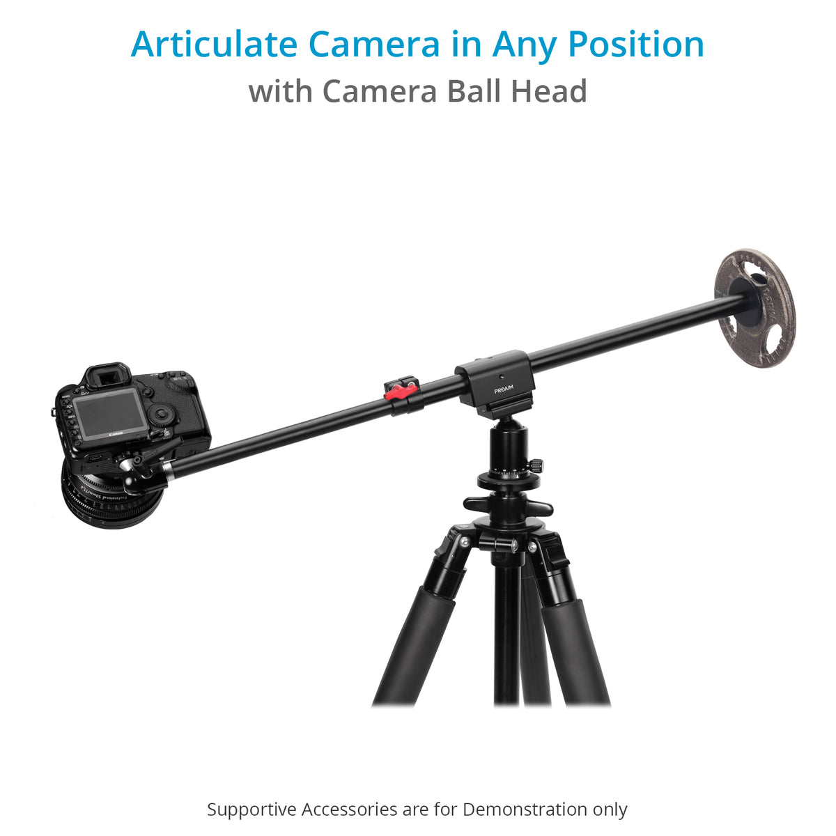 camera attachment for fishing pole Proaim Overhead Photo and Video Camera Boom