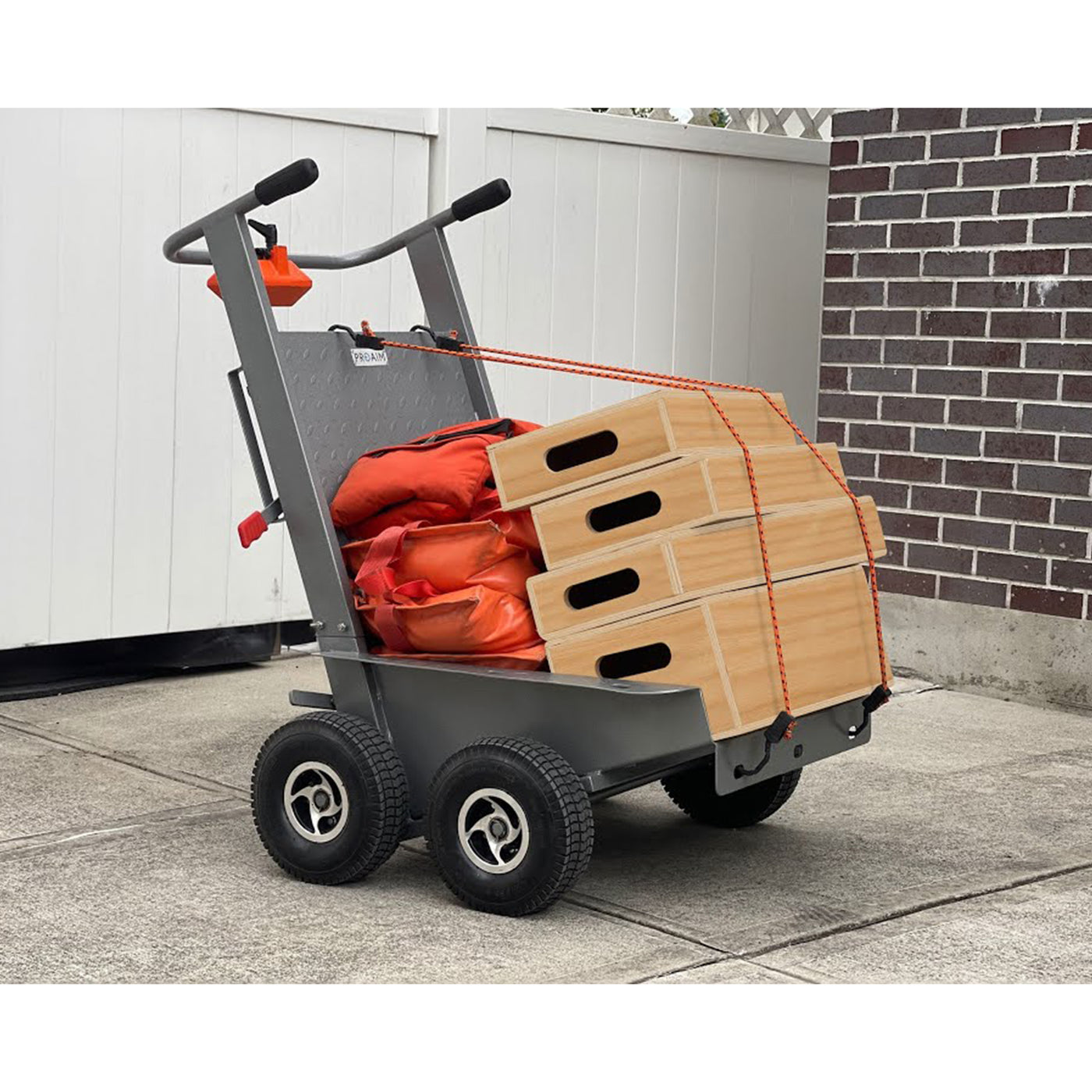 Production Cart Label Proaim Vanguard Carriage Studio Production | Proaim USA