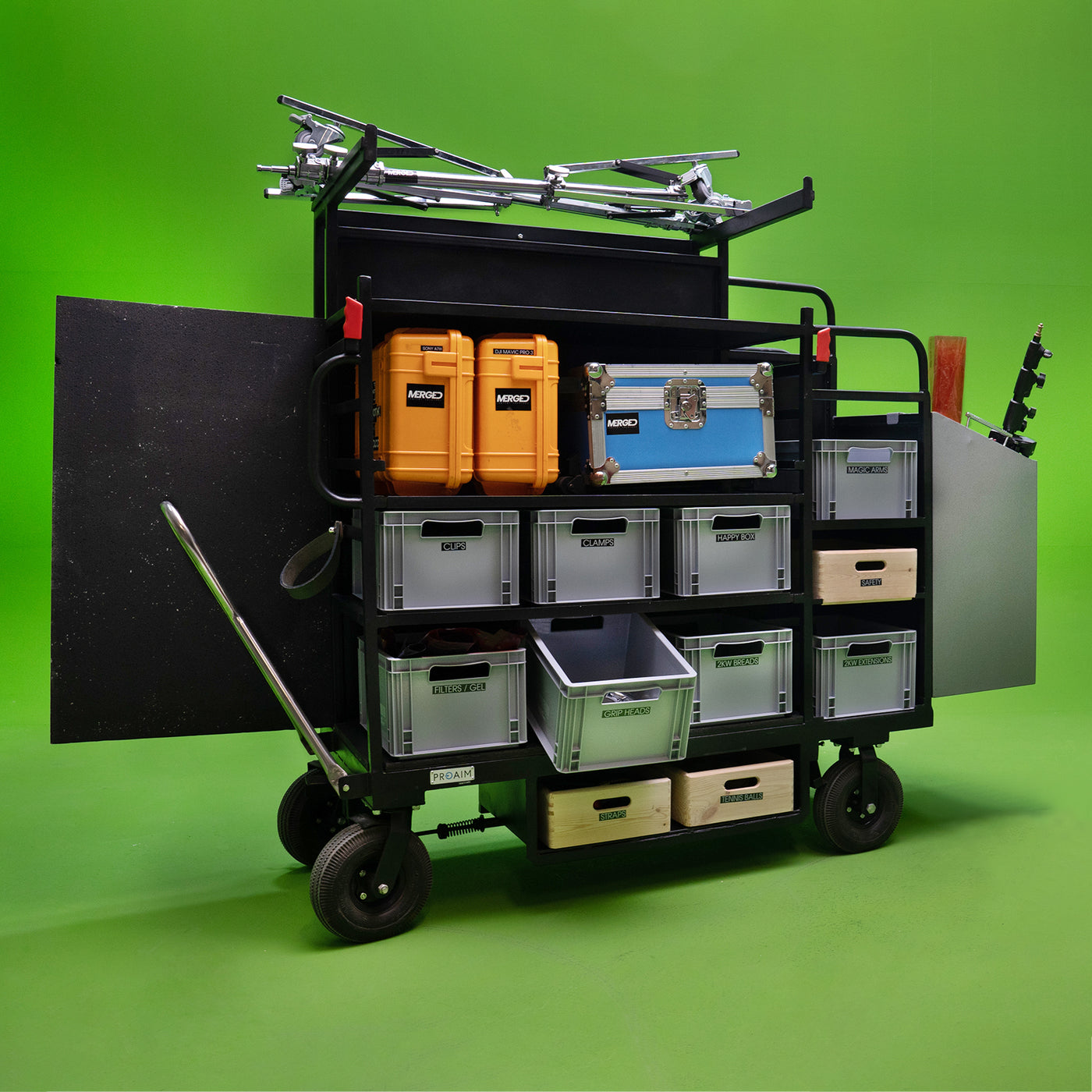 Production Cart Label Proaim Vanguard Grip Equipment Production Cart | Proaim USA