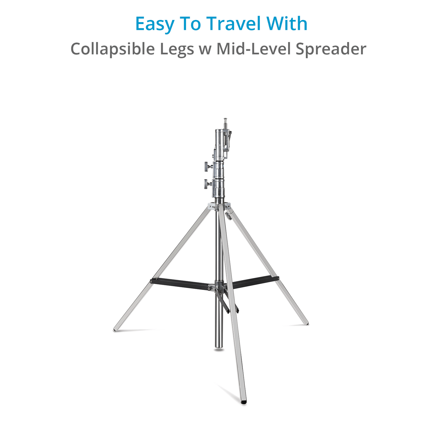 Proaim 11.3’ Ninja Double Riser Combo Stand for Lighting Fixtures & Gr