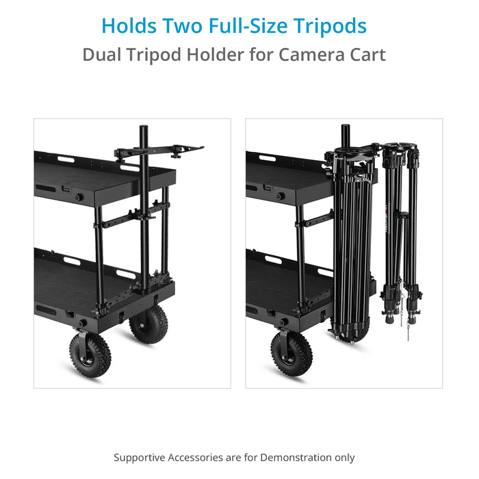 Proaim Dual Tripod Holder for Victor Cart Series & Atlas Camera Production Carts