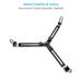 Proaim Heavy-Duty 150mm Tripod Stand with Spreader | Payload - 250kg / 551lb
