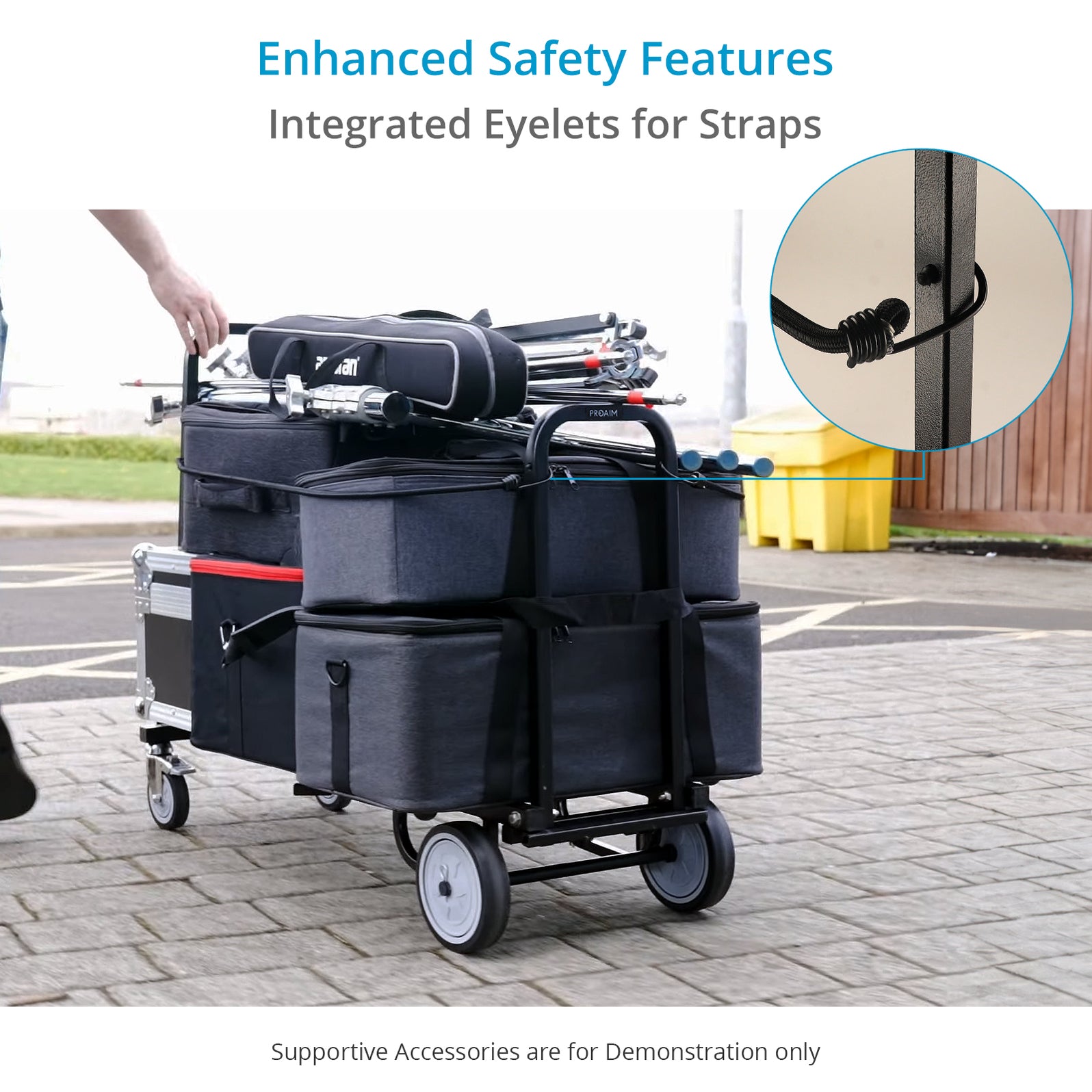 Proaim Vanguard NANO Adjustable Foldable Cart | Proaim USA