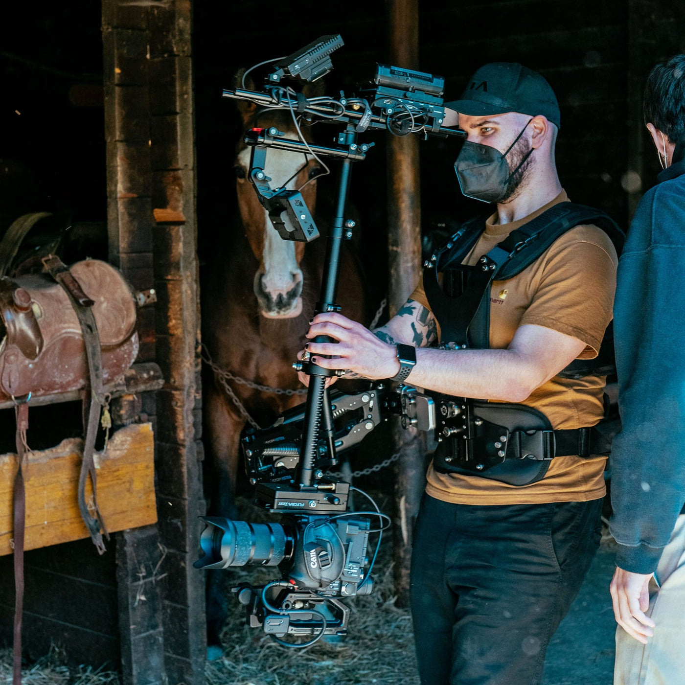 Flycam Zest Pro Electronic Video Camera Stabilizer with VistaII Arm V