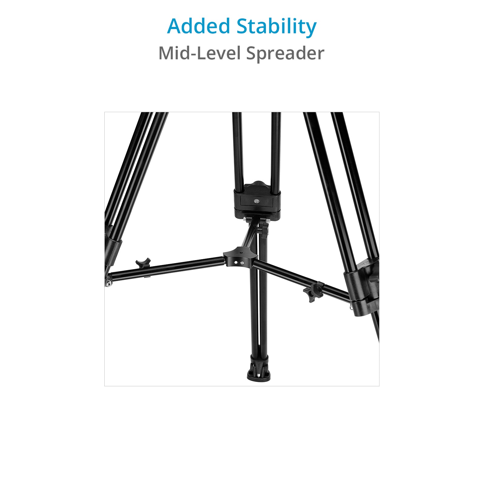 Proaim 100mm Bowl Head Tripod Stand W Rubber Tripod Shoes