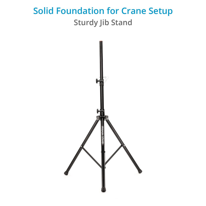 Proaim 18ft Camera Crane Jib with Stand for Gimbals, Pan-Tilt & Fluid Head