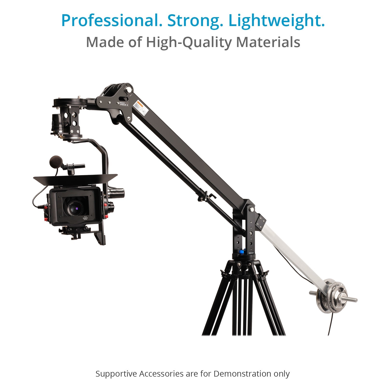 Proaim 7' Wave-2 Camera Jib Crane, Pan Tilt | Proaim USA