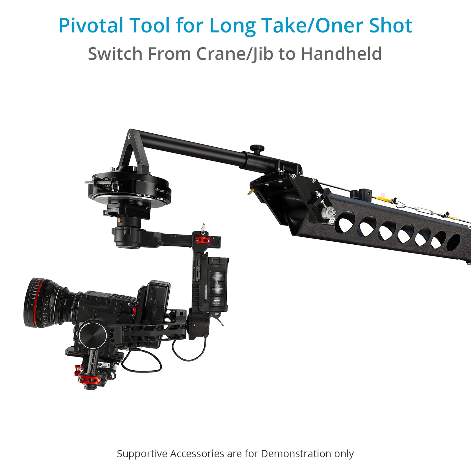 Proaim Electro Quick Release Mitchell Mount for Camera & Gimbal