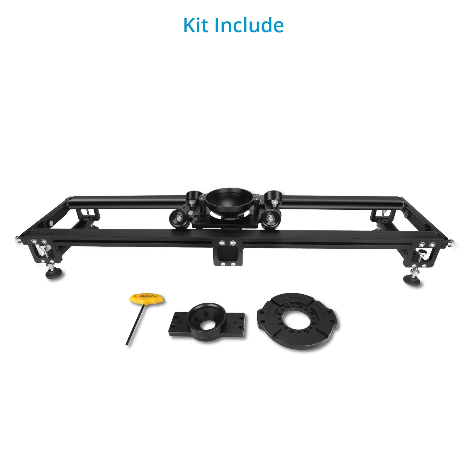 Proaim Flo Professional 4ft Video Camera Slider for Videomakers & Film