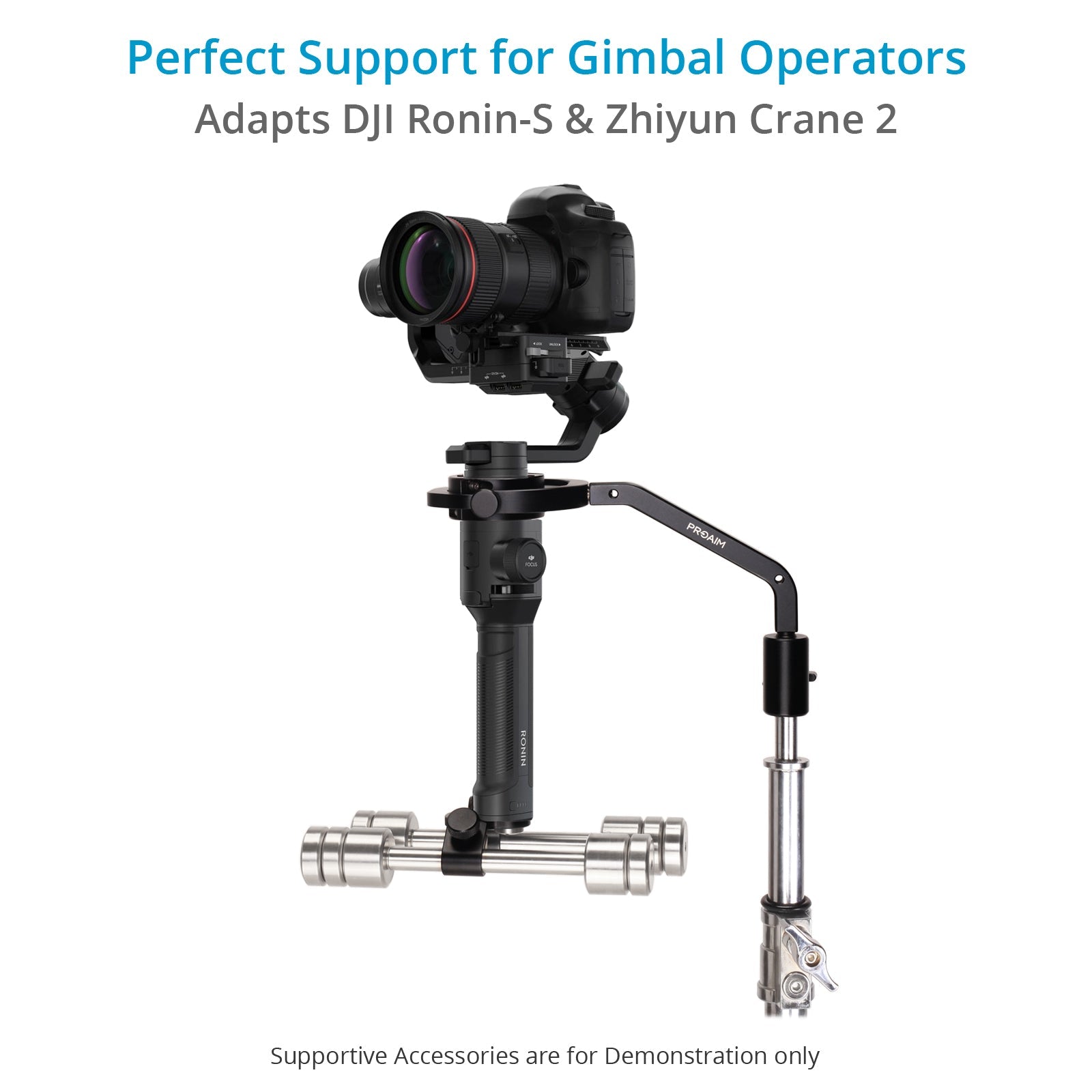 Proaim Gimbal Brace Mount for DJI Ronin-S, Zhiyun Crane 2