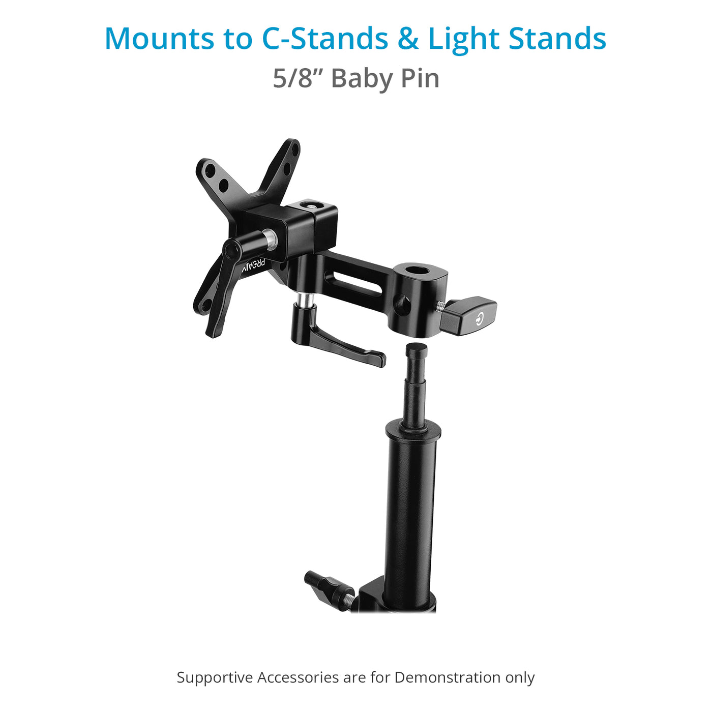 Proaim Monitor Mount for CStands & Light Stands Payload 30kg / 65l