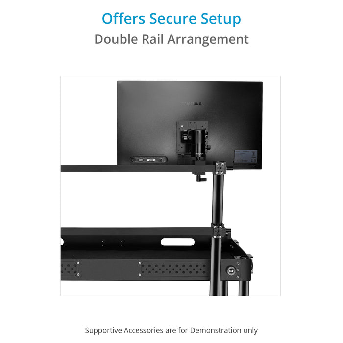 Monitor Rail System Proaim Multi Monitor Mounting System for Video | Proaim USA