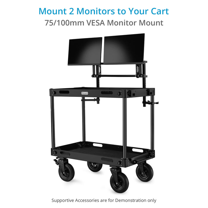 Proaim Multi-Monitor VESA Mount System for Camera Production Cart | 75mm/100mm