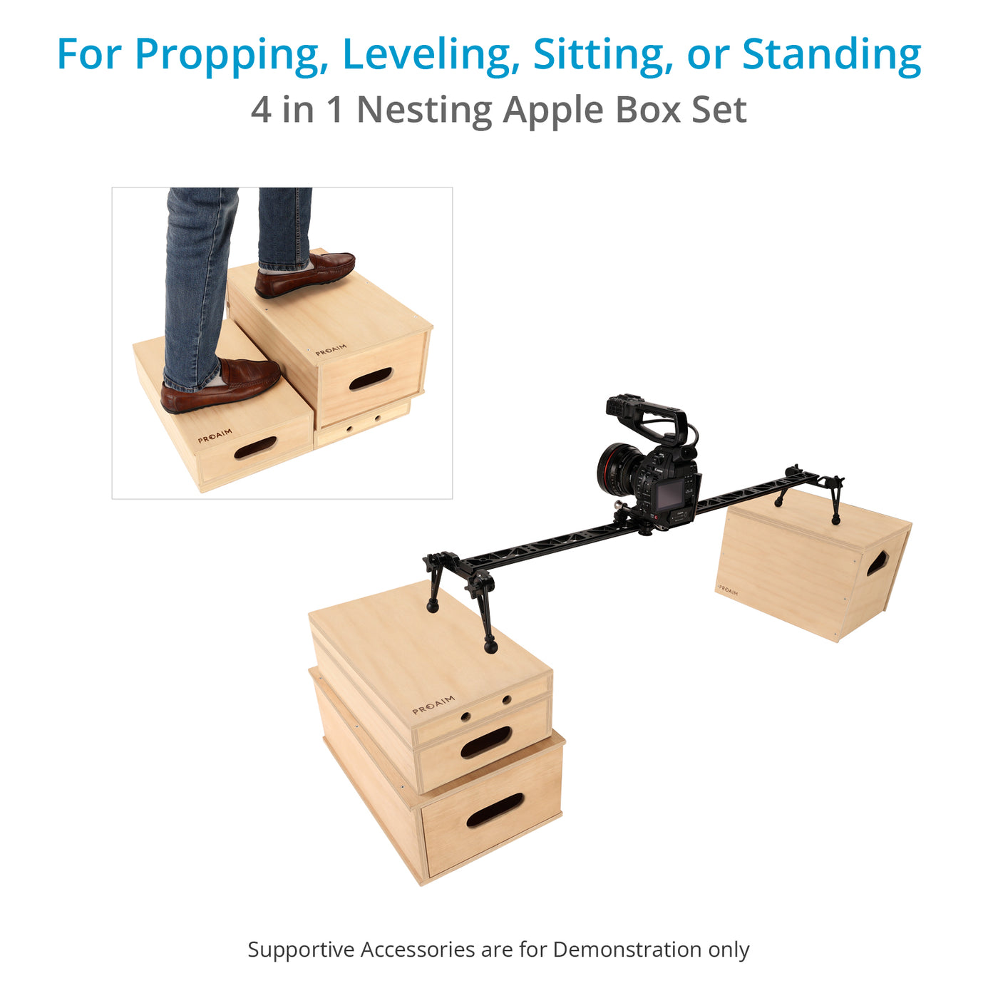 Proaim Nested Apple Box Set for Studio & | Proaim USA