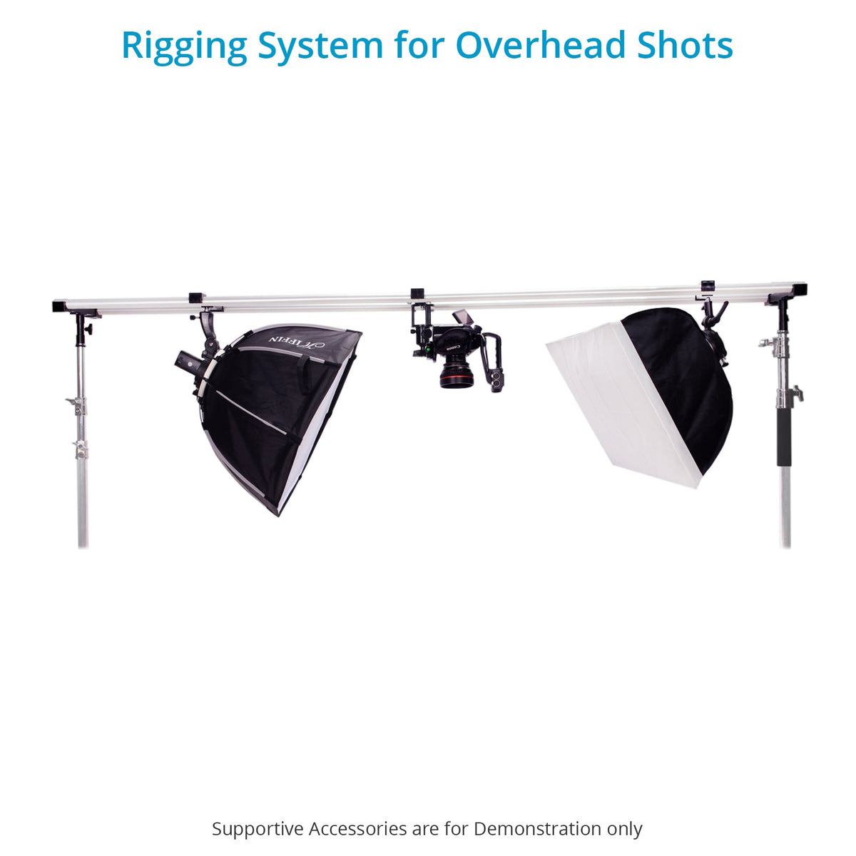 Proaim P-OHLR-01 - Perche Studio Modulaire 12ft (3,6m) - Alu - Caméra/Gimbal/Lumière