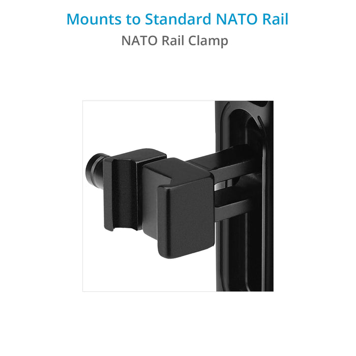 Proaim SnapRig Side Handle (NATO Mount) for Camera Cage Rigs. ASH243