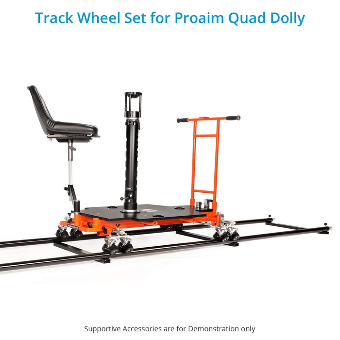 Proaim Track Wheel Set for Quad Super Camera Dolly 