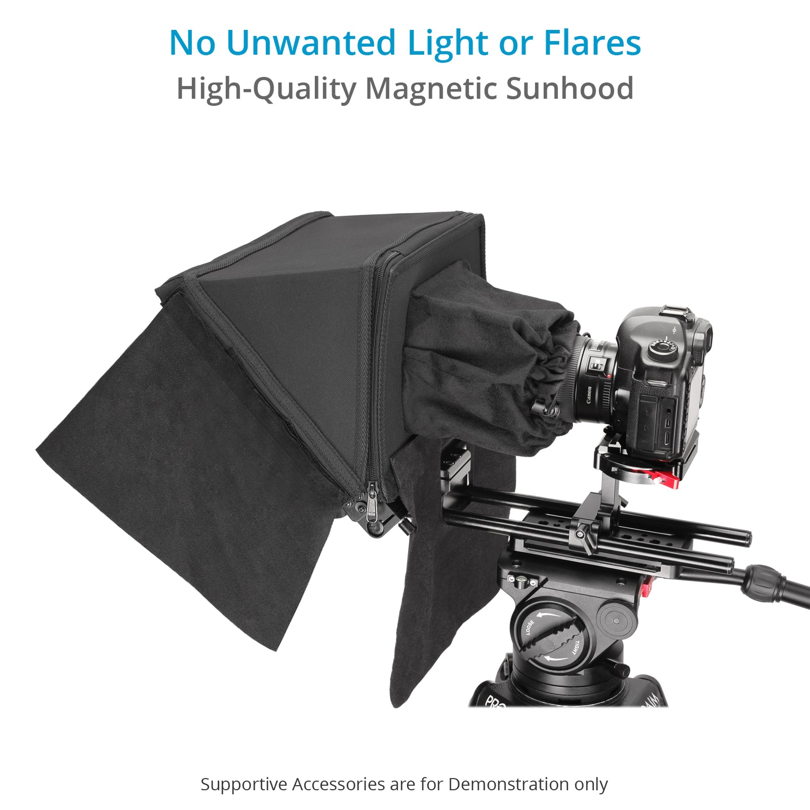 Proaim Universal Ultra Large iPad Teleprompter Kit for DSLR Video Came