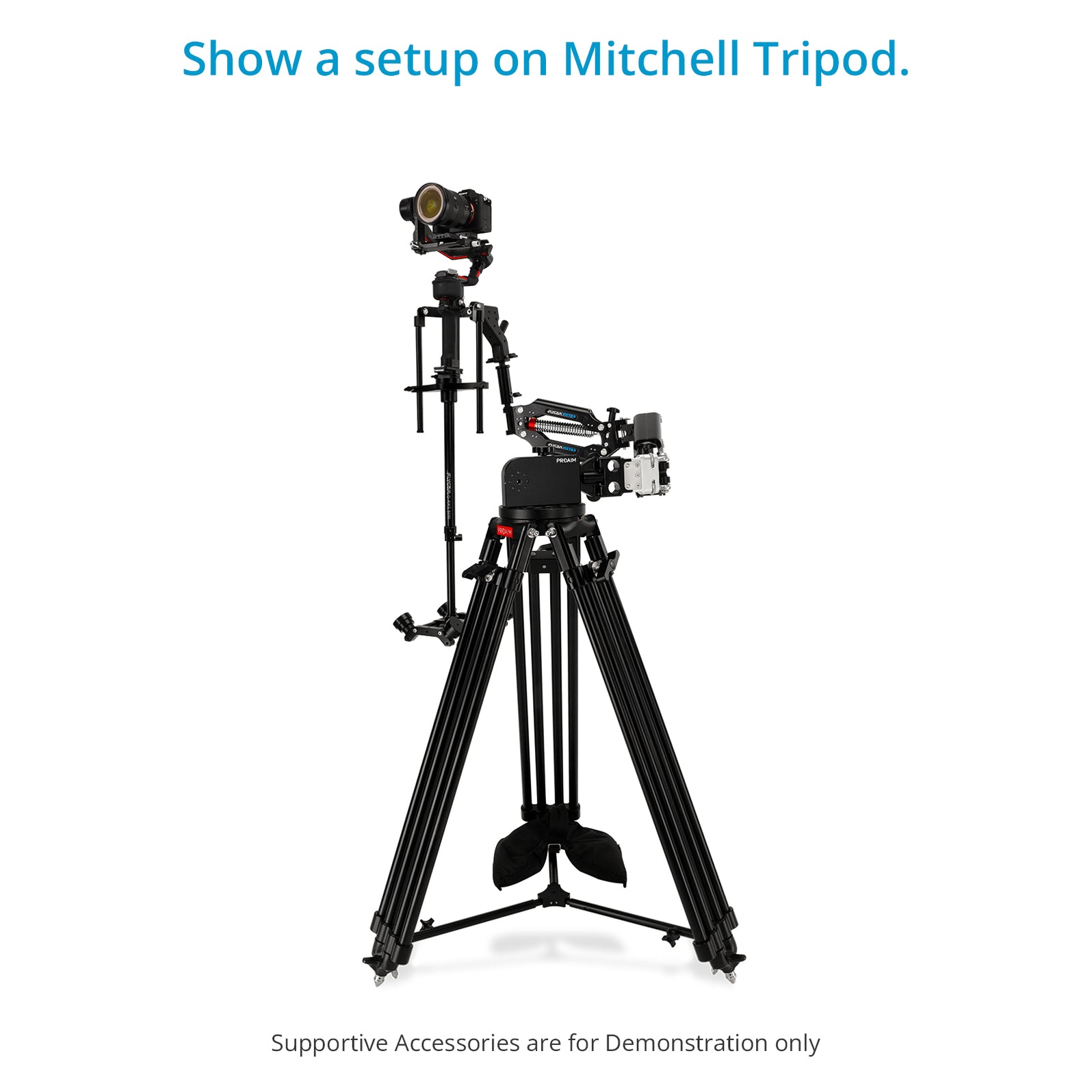 Kit De Montage Proaim Pour Bras De Stabilisateur Caméra - Compatible Speed Rail 38-50mm Et Mitchell Gear