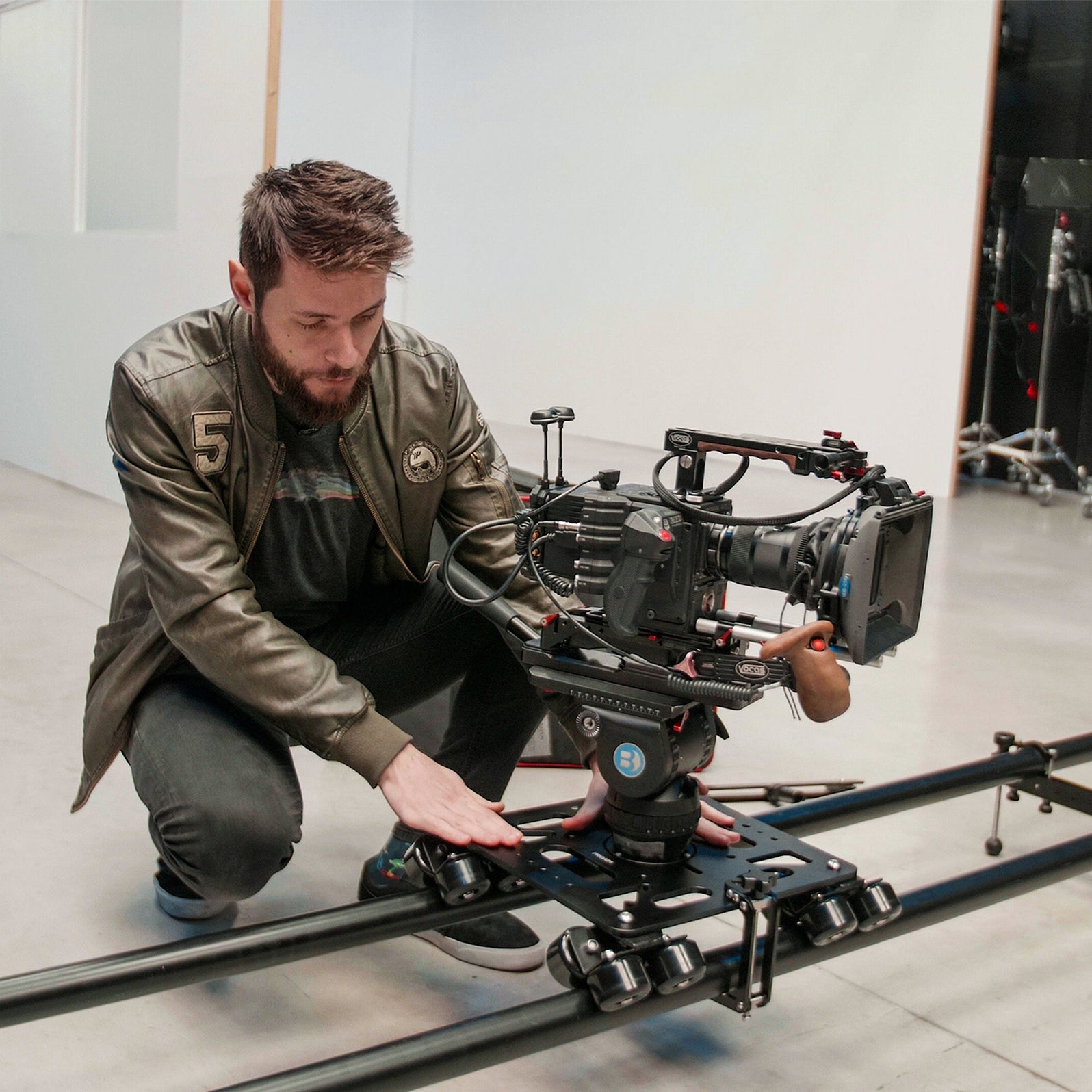 Camera Rig Movie Dolly Proaim Breeza Video/Film Camera Dolly Slider with Track Ends